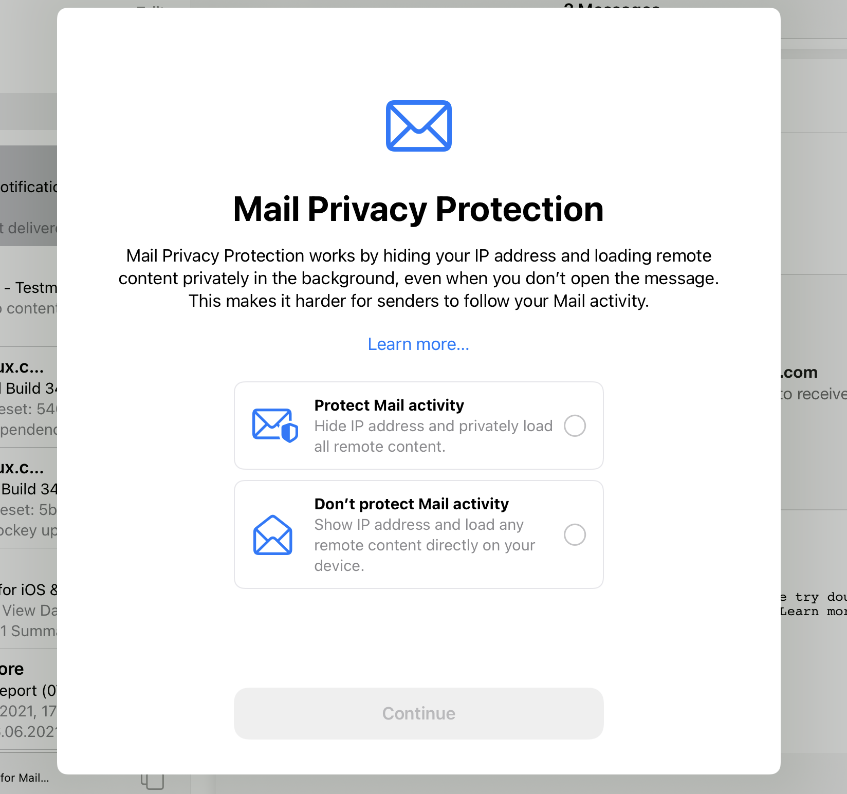 Apple Mail Privacy Protection